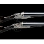 WILLIAM POWELL & SON A COMPOSED PAIR OF 12-BORE SIDELOCK EJECTORS, serial no. 12343 / 13385, with