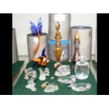 Selection of boxed and loose Swarovski and other