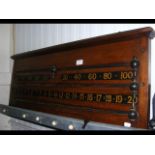 Antique snooker scoreboard