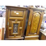 Antique pot cupboard and one other