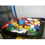 A tray of collectable die-cast vehicles - Corgi an