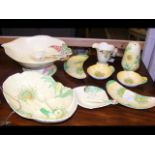 Selection of Carlton ware ceramics, including sala