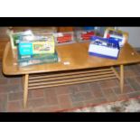 A retro Ercol Golden Dawn coffee table