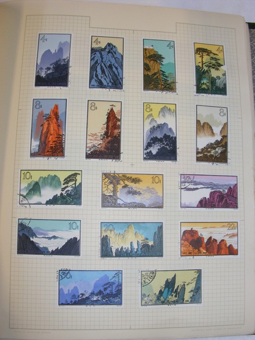 Six stamp albums - China, USA - Image 10 of 20