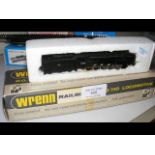 A boxed Wrenn N gauge locomotive and tender