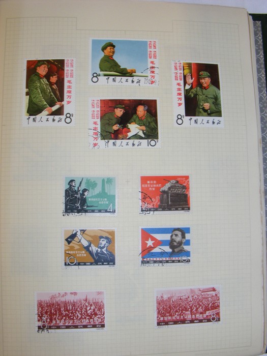 Six stamp albums - China, USA - Image 15 of 20