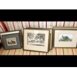 Selection of old Isle of Wight engravings, includi