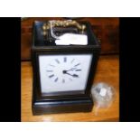 Antique French mantel clock, the movement signed