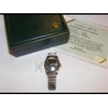 A gent's vintage stainless steel Rolex Datejust wi