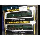 A Graham Farish N gauge locomotive and tender, tog