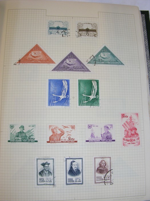 Six stamp albums - China, USA - Image 8 of 20