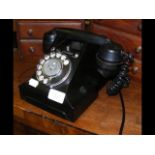 A vintage Bakelite phone