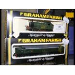 A Graham Farish N gauge locomotive and one other -