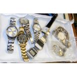 Selection of gents and ladies wrist watches