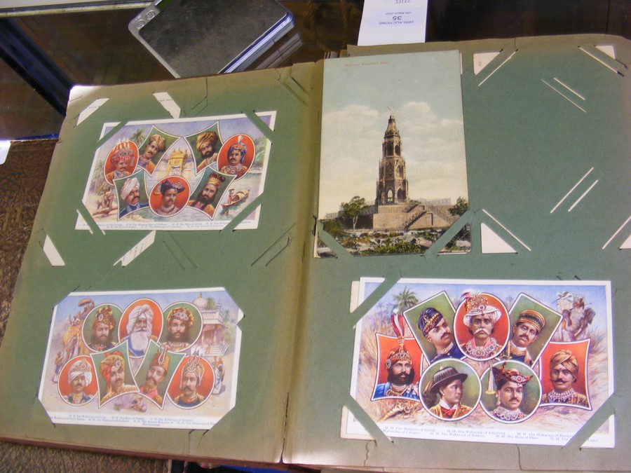 An album containing collectable postcards, togethe - Image 2 of 14