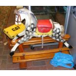 A Leeway vintage rocking horse