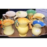 Selection of collectable jugs - Burleigh and other