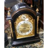 A 36cm high antique bracket clock with striking mo