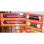 Two Hornby 00 gauge Goods Wagons, together with a