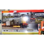 A Hornby Mixed Goods 00 gauge Digital Train Set -