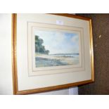 CAVENDISH MORTON - watercolour of Seagrove Bay? -