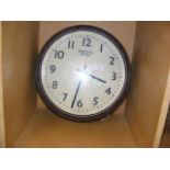 A Smith bakelite school clock