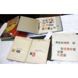 Various albums containing collectable stamps - Com