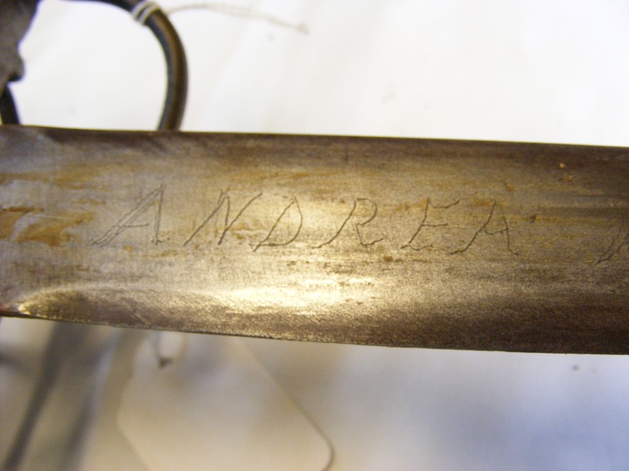 An old sword with metal hand guard, together with - Image 4 of 22