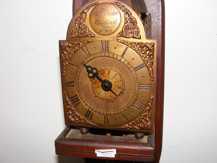 A 20cm high lantern clock on wooden bracket - Robe - Image 10 of 10