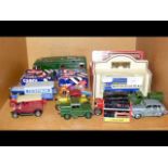 Boxed and un-boxed die cast model vehicles