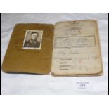 An interesting German Nazi Soldier's book containi