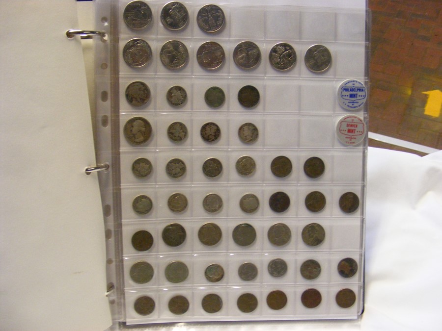 An album with over 400 coins and tokens, starting - Image 18 of 20