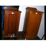Antique pot cupboard and one other