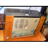 A vintage radio