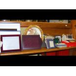 A selection of photo frames