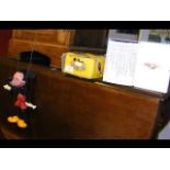 A Pelham Puppet of Mickey Mouse, together with a c