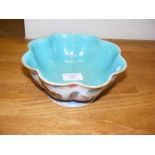 A Chinese Lotus bowl with seal mark to base -
