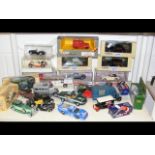 Boxed and un-boxed die cast model vehicles