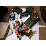 Selection of vintage collectable Action Man figure