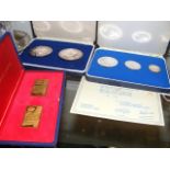 Collectable silver and other coinage in presentati