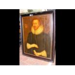 An Elizabethan oil on panel - purported to be Will
