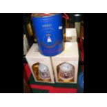 Three commemorative Bell's Scotch Whisky decanters