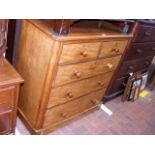 A Victorian mahogany chest of drawers