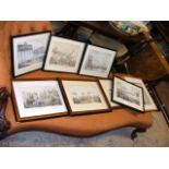 A set of reproduction engravings of Napoleonic bat