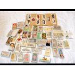 A box of vintage cigarette cards - 45 complete set