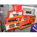 Selection of boxed Hornby and other rolling stock