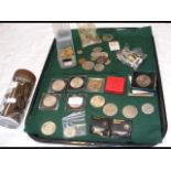 Various collectable coinage, including crowns and