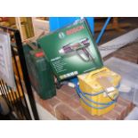 A Bosch heat gun - new and boxed, together with a