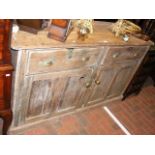 An old pine sideboard