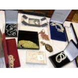 A large collection of costume jewellery including